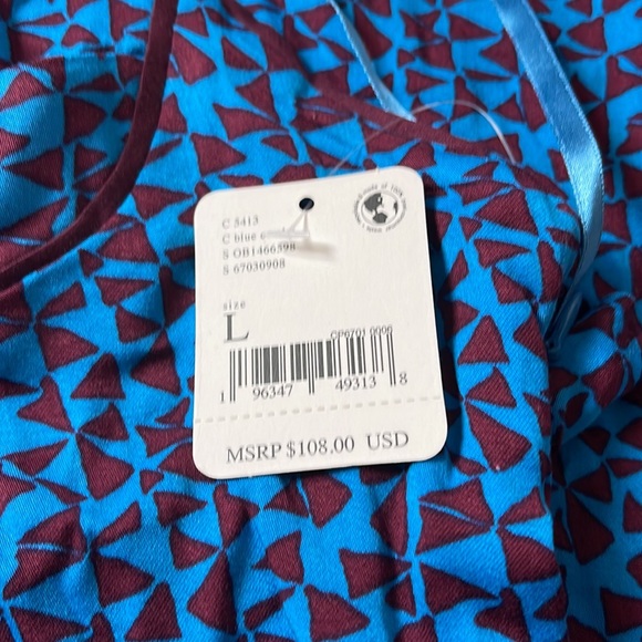 Free People Kai Print Tie Strap Minidress - Picture 5 of 9